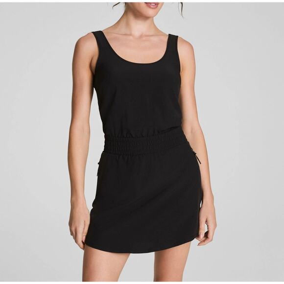 Spanx On The Move Romper Dress 3X Black Active Skort Dress - Picture 1 of 8